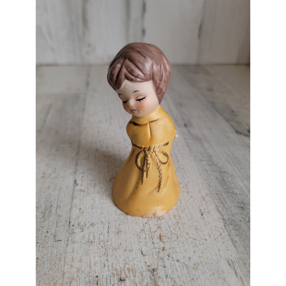 Vintage Jasco Merri angel bell Porcelain religious home decor figure